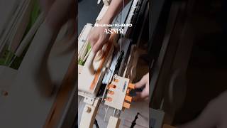 Strickmaschine ASMR Brother KH840 Doppelbett mit Farbwechsler [upl. by Barram]