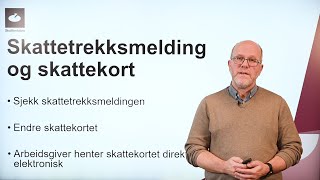 Skattetrekksmelding og skattekort [upl. by Astred]