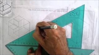 DIBUJO TECNICO  ISOMETRICOS  PRACTICA PARA DIBUJAR MODELOS [upl. by Lindgren395]