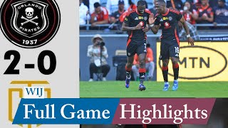 Thrilling Showdown Orlando Pirates vs Cape Town City  All Goals amp Highlights  MTN8 2nd Leg [upl. by Aisiat]