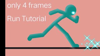 Simple 4 Frame Run Tutorial  Sticknodes [upl. by Nageam36]