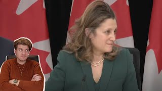 Freeland Explains Her INSANE Plan To Destroy Canada [upl. by Mad688]