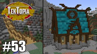 TekTopia 53  Barracks amp Bridges Minecraft Villager Mod [upl. by Bolger]