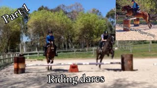 Riding Dares Pt1 [upl. by Nnayrrehs]