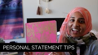 2018 PTCAS PERSONAL STATEMENT TIPS [upl. by Elatsyrc]