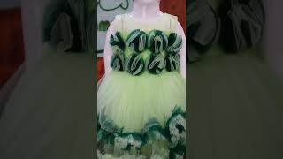 GIRLS GREEN PARTY WEAR FROCKS8129762122 [upl. by Hsirap]