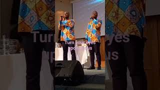 Turn your eyes upon Jesus by Jehova Shalom Acapella [upl. by Ordnaxela]