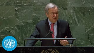 We don’t have a moment to lose  UN Chief on the 1st “Our Common Agenda” Report Consultation [upl. by Mclaughlin]