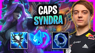 CAPS IS READY TO PLAY SYNDRA  G2 Caps Plays Syndra Mid vs Anivia Season 2024 [upl. by Aicekal]