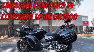 Kawasaki Concours 14 vs FJR1300 Which is the Ultimate Sport Touring Bike [upl. by Immat681]