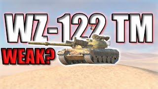 HOW TO PLAY WITH THE WZ122 TM  NEEDS A BUFF  World of Tanks Blitz [upl. by Blane463]