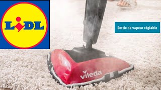 TEST DU BALAI VAPEUR VILEDA LIDL😊❤ LIDLARRIVAGEVLOG [upl. by Tibbs]