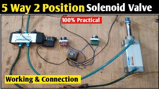 Solenoid Valve Working amp Connection 5Way 2 Positive Solenoid Valve Working [upl. by Holli864]