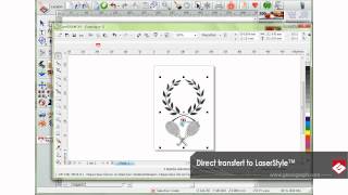 Gravotech  Software de grabado GravoStyle  Compatibilidad con CorelDraw [upl. by Selig]