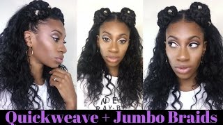 30 MINS Braids Buns Bundles Ft ALIBELE Hair AliExpress [upl. by Marquis]