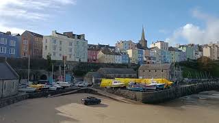 🇬🇧🏴󠁧󠁢󠁷󠁬󠁳󠁿 Walking tour of Tenby Pembrokeshire [upl. by Latif983]