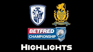 Featherstone Rovers v Whitehaven RLFC Betfred Championship Round 14 Match Highlights [upl. by Rosita802]