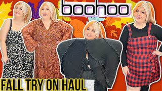 BOOHOO Plus Size Try On Haul 🍁 Fall 2023 [upl. by Stedt]