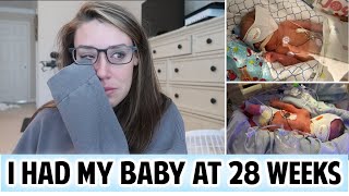 I WENT INTO LABOR AT 27 WEEKS PREGNANT  MY PRETERM LABOR  NICU BIRTH STORY [upl. by Calan]