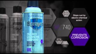 Sprayon WL740  Zinc Rich Galvanizing Compound [upl. by Janessa715]