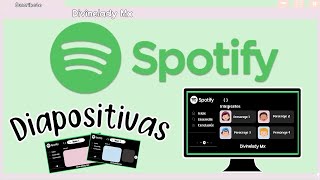 DIAPOSTIVAS ESTILO SPOTIFY  POWER POINT CREATIVO [upl. by Odrareve]