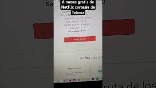 Netflix gratis 6 meses vía de Telmex [upl. by Aneahs217]