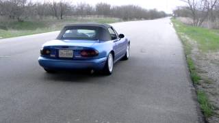 1994 Mazda Miata Megasquirt Launch Control Test [upl. by Ecinahs861]