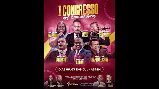 Congresso Embaixadores de Cristo Ministério Resgate  Segundo dia [upl. by Ahsienaj]