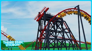 TiltTrack Roller Coaster Blueprint in Theme Park Tycoon 2 [upl. by Monjan686]