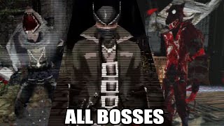 Bloodborne PSX  All Bosses With Cutscenes HD 1080p60 PC [upl. by Akimaj473]