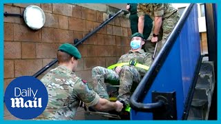 NHS ambulance strikes British soldiers train as ambulance workers [upl. by Ahsael]