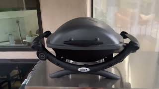 Honest review from professional chef of Weber Q1400 Electric Grill Gray [upl. by Mit]