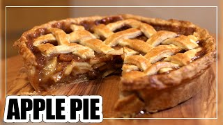 🥧 TARTA de MANZANA AMERICANA  Auténtico APPLE PIE [upl. by Naujaj]