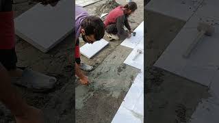 Stone fixing on floor floormarble tiles shorts [upl. by Assi]