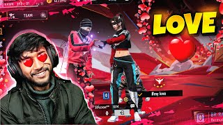 Valentine Special Duo Emote With Girl 😍 Character  Badge99  Free Fire Max [upl. by Lennox]