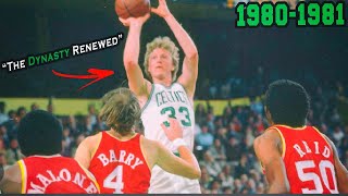 19801981 NBA SEASON IN 9 MINUTES  NBA WRAPPED RARE FOOTAGE [upl. by Ittak]