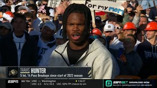 College Gameday  Travis Hunter on fire Deion Sanders lead Colorado win Big12 Champ a Playoff spot [upl. by Darlleen751]