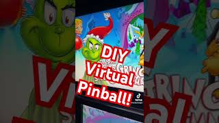 My DIY Virtual Pinball Machine  the Grinch shorts [upl. by Travis]