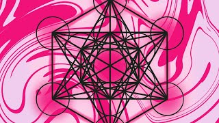 Procreate Sacred Geometry Art Tutorial Metatrons Cube stepbystep [upl. by Nangatrad]