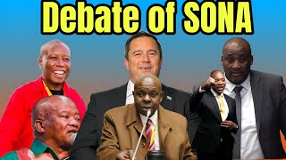 Debate of President Ramaphosa State of the Nation LIVE [upl. by Rosario]