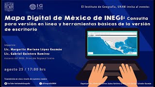 Mapa digital de México de INEGI  IGg UNAM [upl. by Karoline]