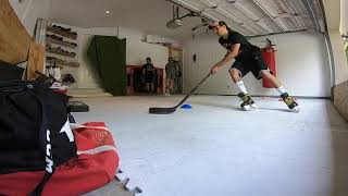 Full Hockey Dryland Training Session for Atom and PeeWee Players on Revolution Tiles [upl. by Salocin]