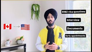 USA Tourist B1 and B2 Visa Interview Questions amp Answers or Early Appointments [upl. by Sisco]