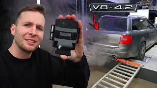 Ich teste 100€ Chiptuningbox aus dem Internet an meinem Audi S6 V8 [upl. by Uhn]