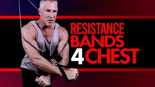 4 BEST Resistance Band Exercises for Chest Do These [upl. by Jagir]