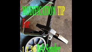 Best Modification Tip for 1 X 30 Belt Sander [upl. by Maddeu]