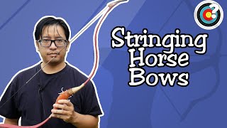 How to String a Horse Bow [upl. by Nylirret668]