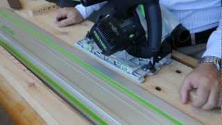 Cutting tapered legs with the Festool TS55 tracksaw [upl. by Hnil697]