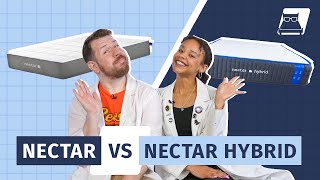 Nectar vs Nectar Hybrid Mattress  Which Should You Choose [upl. by Analah625]