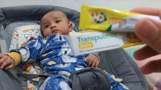 MENGATASI FLU DAN BATUK BERDAHAK PADA BAYI  REVIEW TRANSPULMIN BALSAM BAYI [upl. by Nannah]